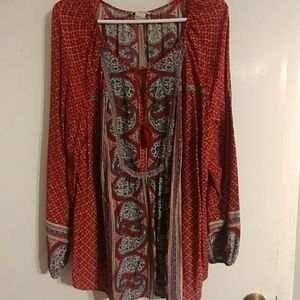 Lucky Brand tunic in EUC